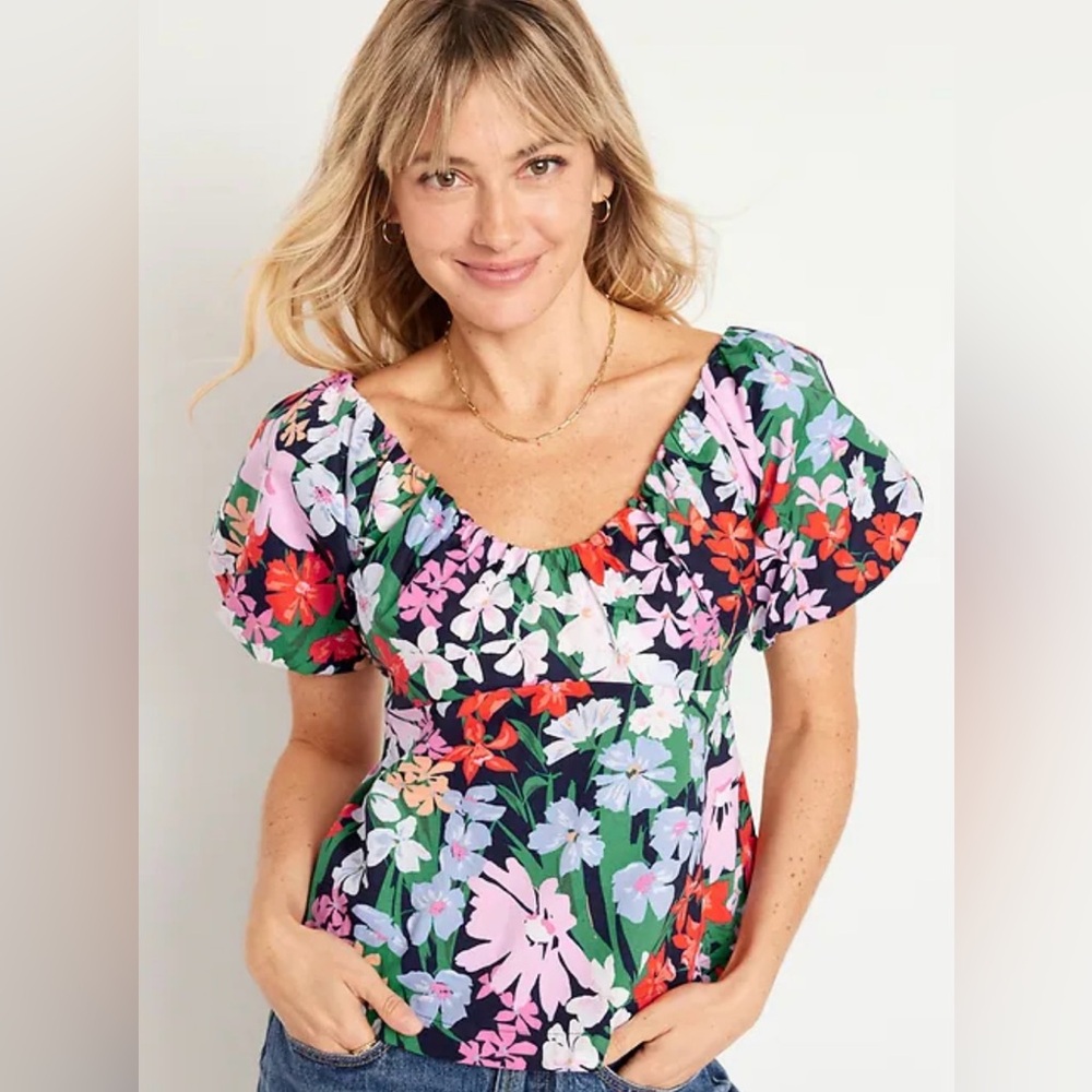 New Old Navy floral top